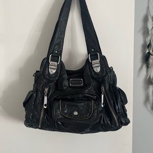 Scarleton Black Leather Women's Bag